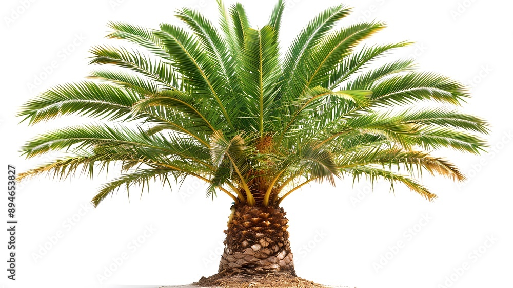 Obraz premium Date palm Isolate on white background