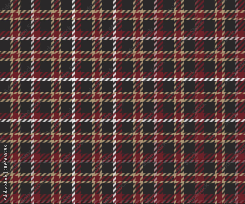 Plaid pattern, black, brown, white, yellow, seamless pattern for textiles and design clothing, skirts, pants, aprons, tablecloths, blankets or decorative fabrics. Vector illustration. Plaid pattern, black, brown, white, yellow, seamless pattern for textiles and design clothing, skirts, pants, aprons, tablecloths, blankets or decorative fabrics. Vector illustration.