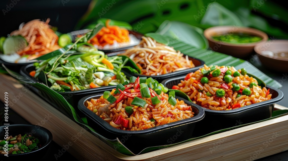 Malaysian-Style Packaged Street Food, Ready To Be Enjoyed