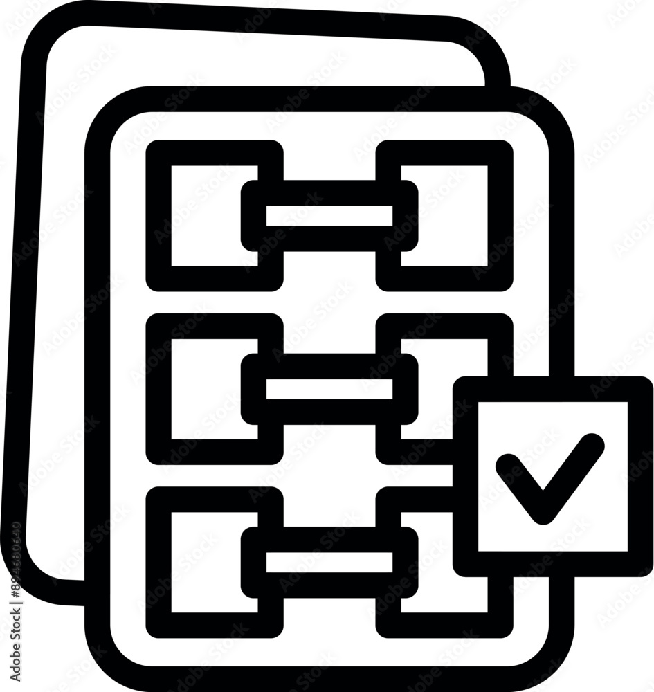 Server room icon representing optimal performance and functionality Server room icon representing optimal performance and functionality