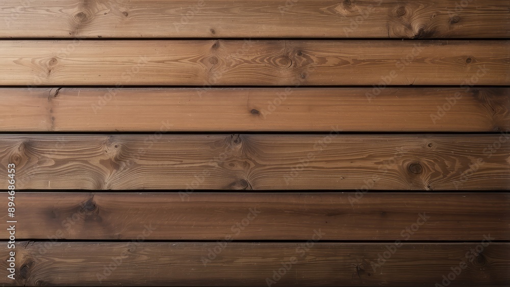 Fototapeta premium Beautiful wooden background made of cross-cut wood with a pattern