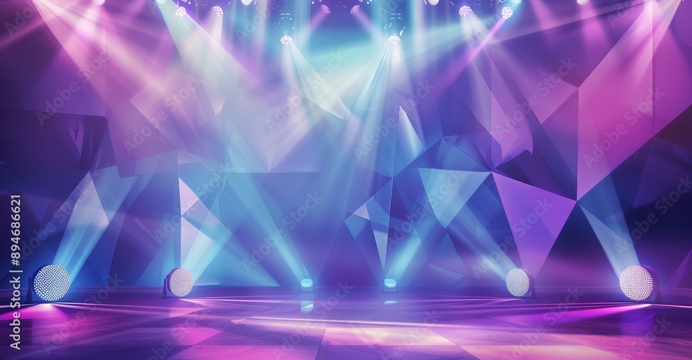 A full image of a virtual TV show room background. A 3D rendering backdrop perfect for VR tracking system stage sets. A full image of a virtual TV show room background. A 3D rendering backdrop perfect for VR tracking system stage sets.