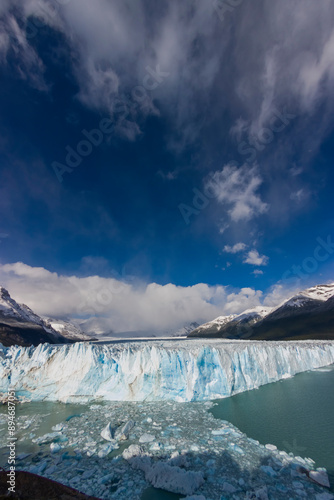 Perito Moreno Glacier, Los Glaciares National Park, Santa Cruz Province, Patagonia Argentina. photo