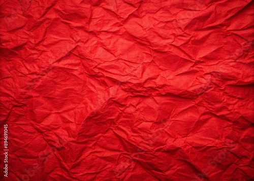 Wallpaper Mural Vibrant red paper texture background with subtle wrinkles and gentle folds, adding a pop of color to any design or composition. Torontodigital.ca