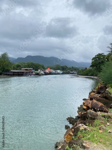 Sea and mountains in Thailand