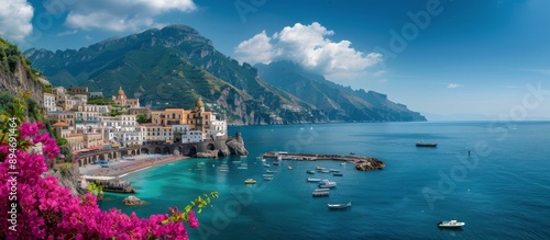 Coastal Town in Positano, Italy
