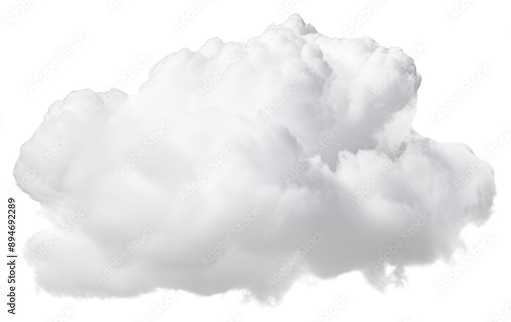 Fluffy white cloud element Fluffy white cloud element
