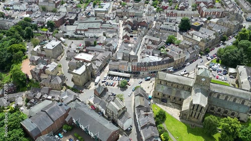 Hexham Market Town in Northumberland, England