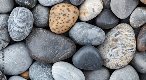 Smooth Gray and Brown Stones