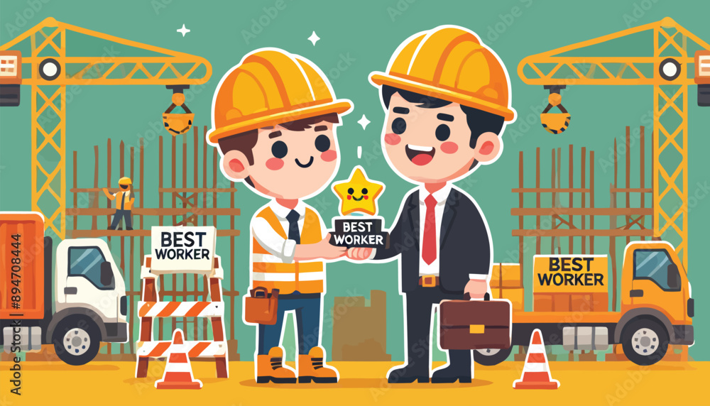 best worker appreciation illustration best worker appreciation illustration