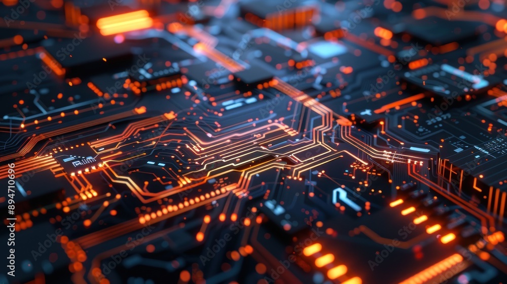 Circuit Board Abstract Circuit Board Abstract
