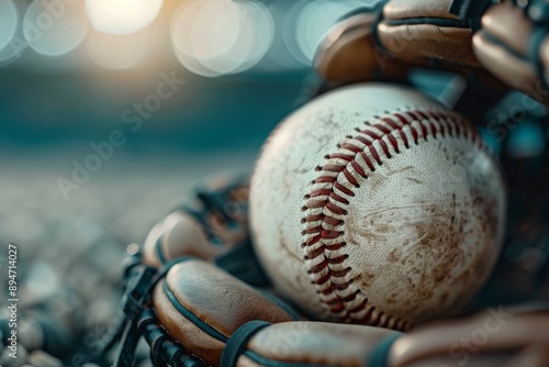 Baseball In A Glove