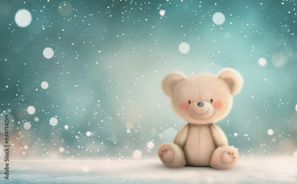 Bear Sitting in Winter Bear Sitting in Winter