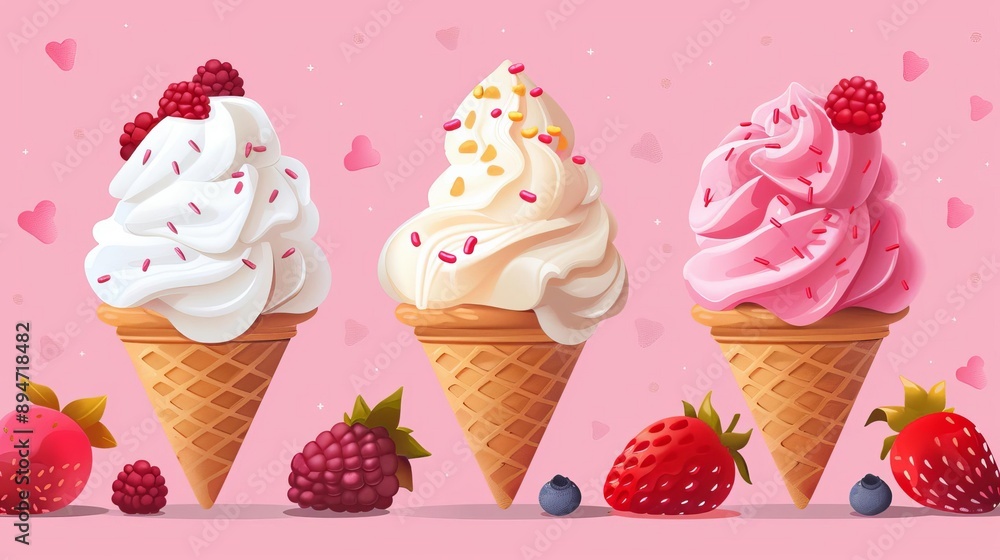 Delicious homemade ice cream recipes for hot summer days, showcasing creamy delights in a refreshing and indulgent style Delicious homemade ice cream recipes for hot summer days, showcasing creamy delights in a refreshing and indulgent style