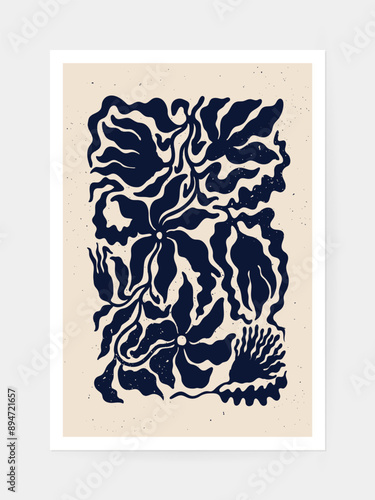 Floral Abstract Vector graphic Art