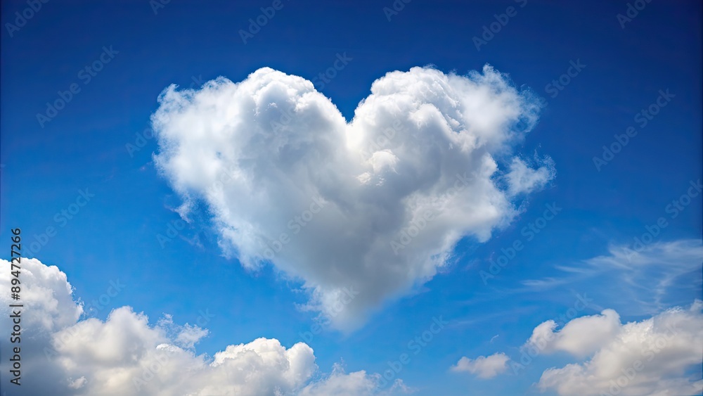 Heart-shaped cloud floating in the sky , love, romantic, symbol, clouds, sky, nature, atmosphere, inspirational Heart-shaped cloud floating in the sky , love, romantic, symbol, clouds, sky, nature, atmosphere, inspirational