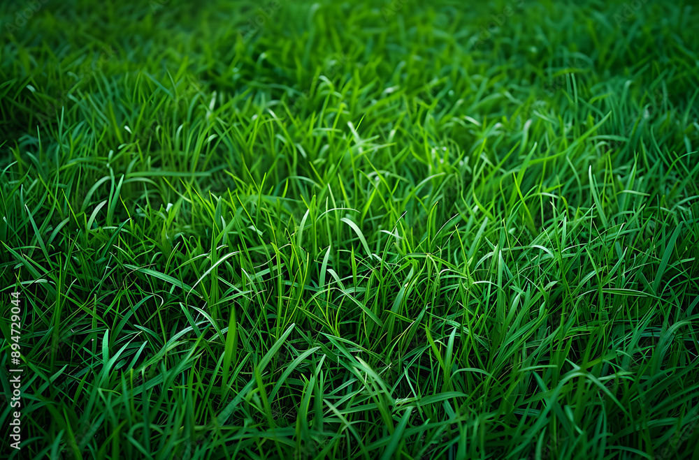 Obraz premium Green grass texture background