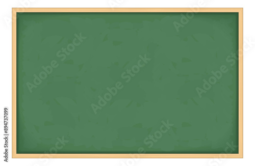 Green chalkboard illustration