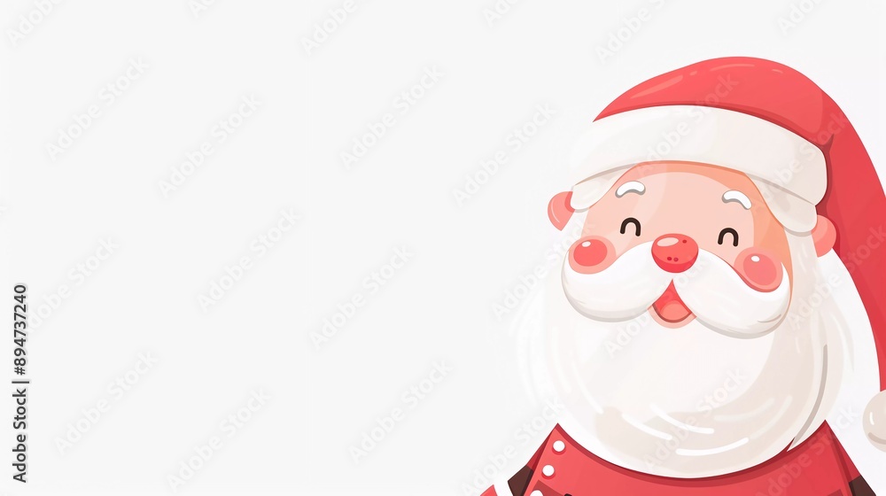christmass event poster background with santa clause character in soft pastel color christmass event poster background with santa clause character in soft pastel color