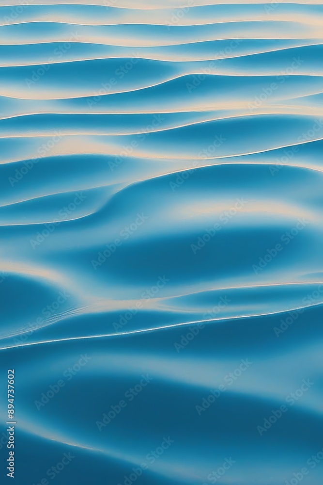 Obraz premium Fresh blue water ocean wave texture background