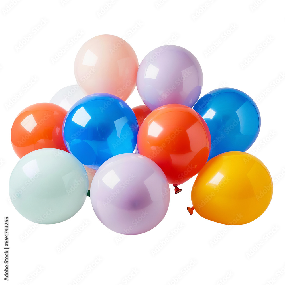 A vibrant cluster of colorful balloons arranged in a playful manner, perfect for adding a festive touch to any celebration or event. A vibrant cluster of colorful balloons arranged in a playful manner, perfect for adding a festive touch to any celebration or event.
