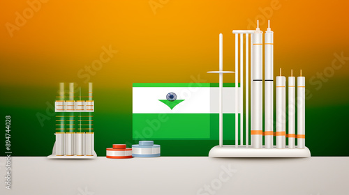 Industrial setup with trico...