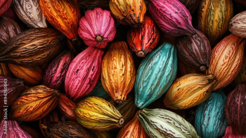 Vibrant cocoa husks Vibrant cocoa husks