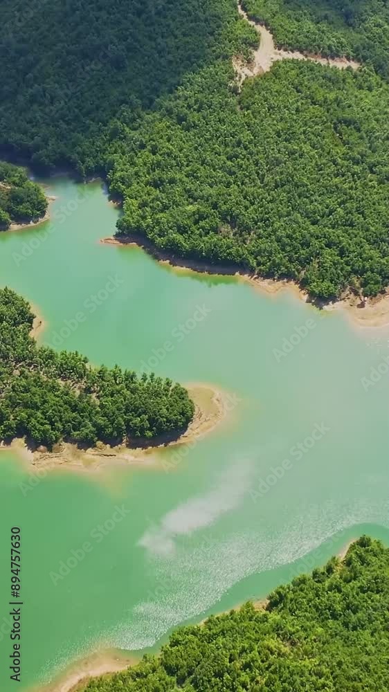 Aerial view of beautiful Albania landscape Aerial view of beautiful Albania landscape