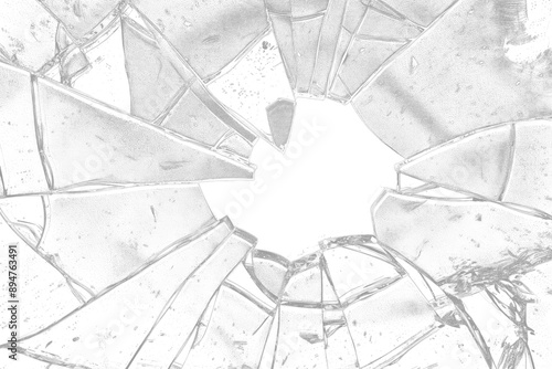 PNG  shattered glass, isolated on black background --ar 3:2 photo