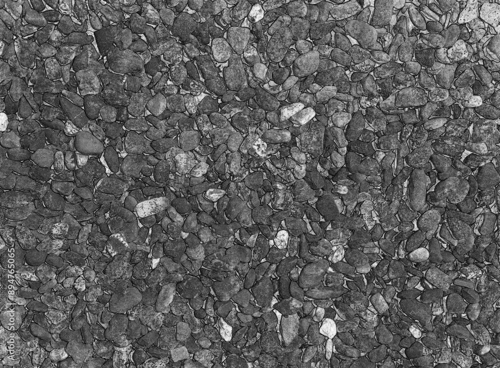 Stone ground pattern, natural stone texture, ground pavement bac. Pencil drawn sketch Stone ground pattern, natural stone texture, ground pavement bac. Pencil drawn sketch
