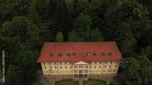Historical building in the forest
