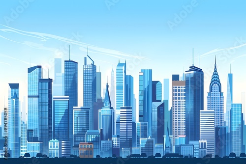 Modern Cityscape Skyline
