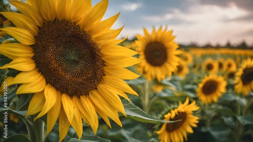 Fototapeta premium Sunflower Field