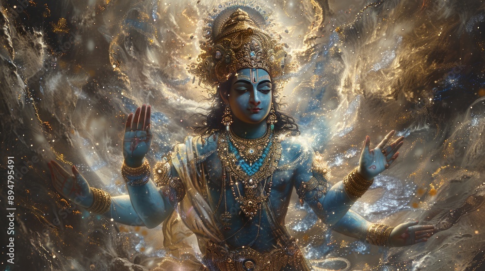 custom made wallpaper toronto digitalgod vishnu images in sky or galaxy god vishnu wallpaper