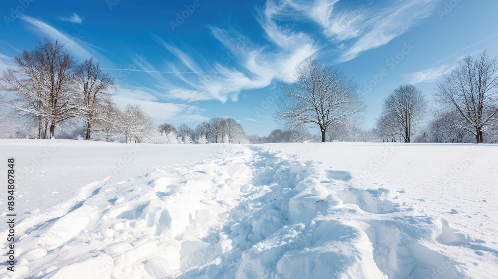Large snowdrift in a park during a community celebration, cozy gatherings, winter comfort Large snowdrift in a park during a community celebration, cozy gatherings, winter comfort