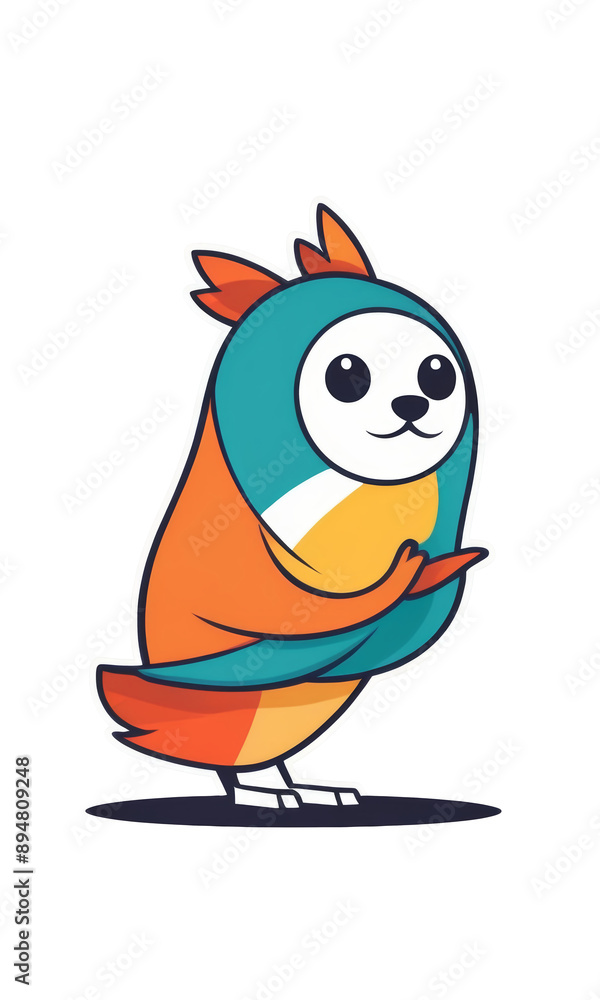 logo of brand, icon of a mascotte of the company brand identity logo of brand, icon of a mascotte of the company brand identity