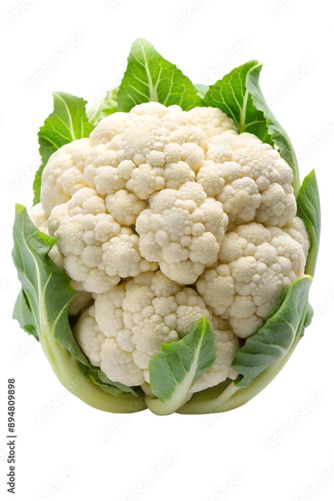 Cauliflower, isolated on a transparent background Cauliflower, isolated on a transparent background