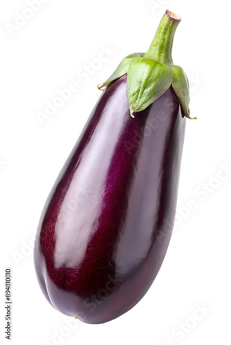 Eggplant, isolated on a transparent background