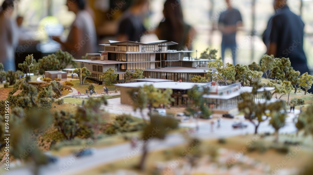 Educational Institute Maquette Display Educational Institute Maquette Display