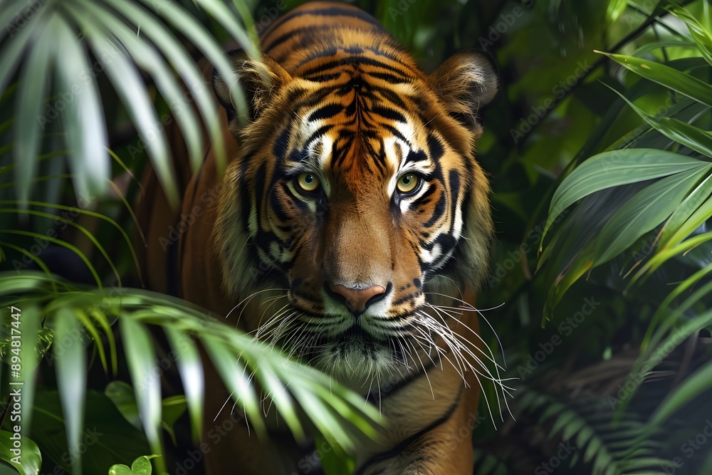 Majestic Tiger in the Jungle Majestic Tiger in the Jungle