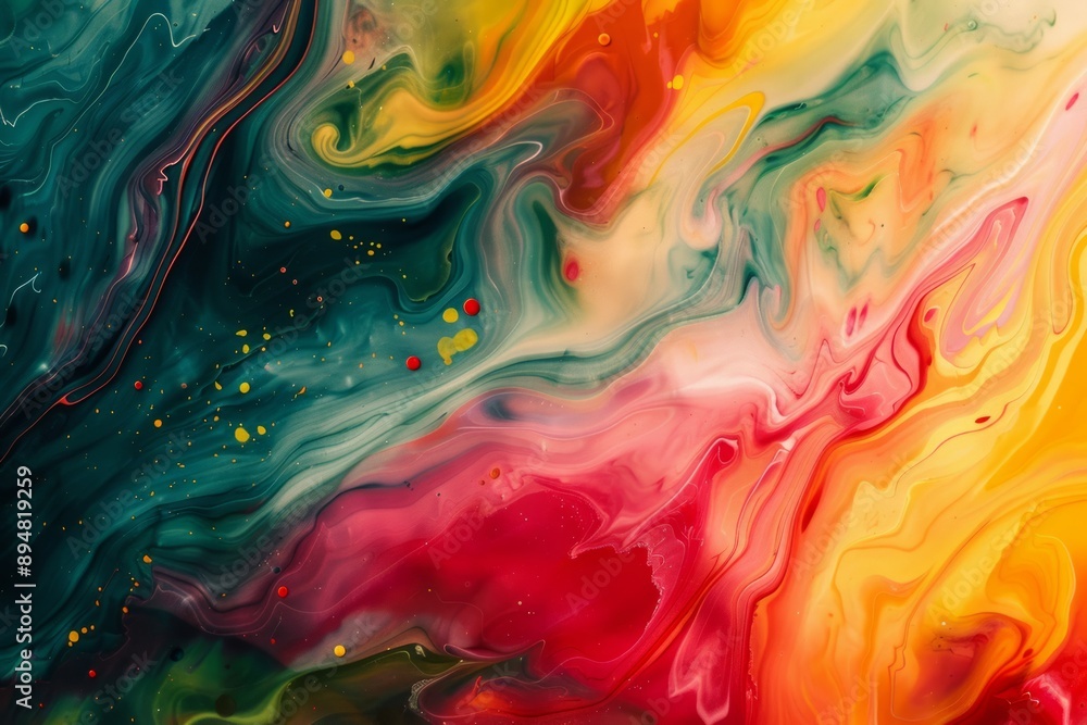 Abstract background of colorful acrylic paints Abstract background of colorful acrylic paints