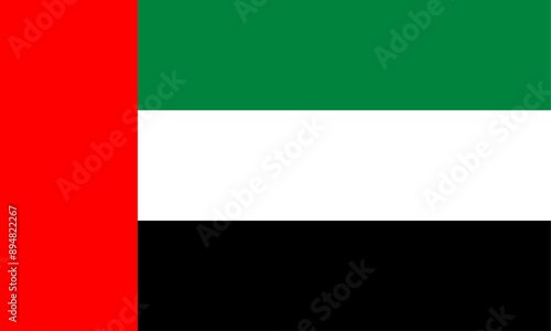 National flag of United Arab Emirates