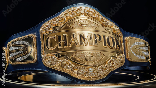 Luxury Gold Champion Belt, Boxing Belt, MMA Belt