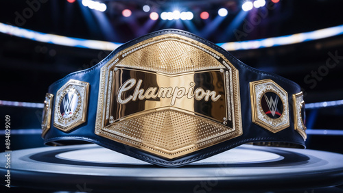 Gold Champion Belt, Boxing Belt, MMA Belt