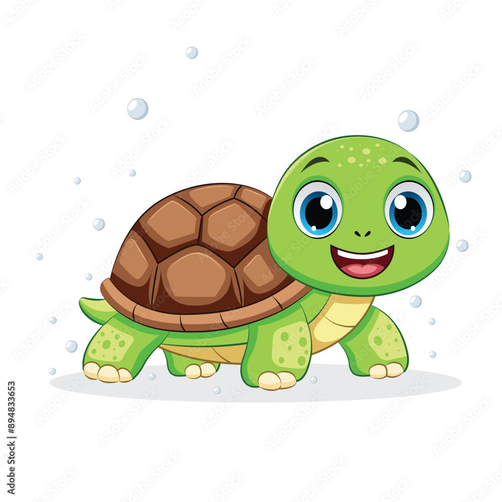 Fototapeta premium Turtles Ancient Reptiles with Hard Shells and Remarkable Longevity