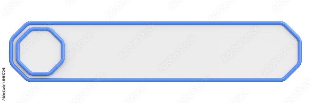 Profile tab. Social media profile. 3D illustration. Profile tab. Social media profile. 3D illustration.