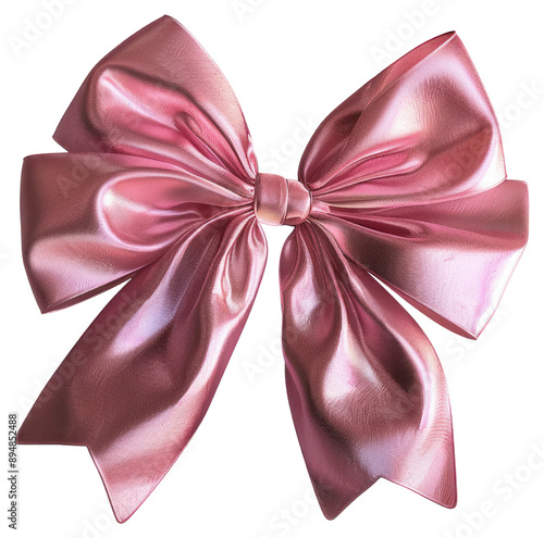 PNG Shiny pink satin bow