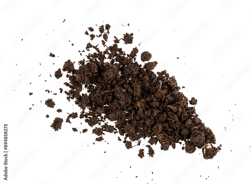 soil powder and dust heap, brown dirt ground powder, graphic element isolated on a transparent background soil powder and dust heap, brown dirt ground powder, graphic element isolated on a transparent background