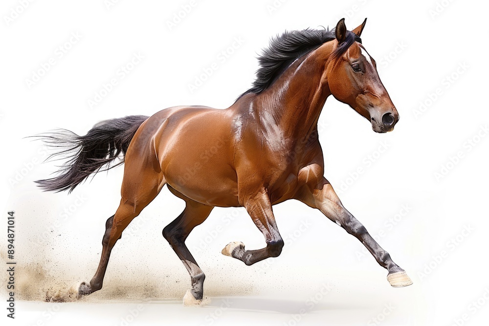 horse isolated on white background horse isolated on white background