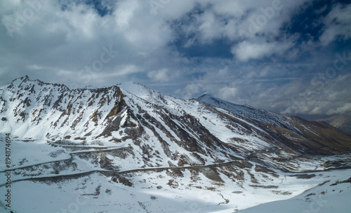 Top View Of Ladakh Mountains  photo